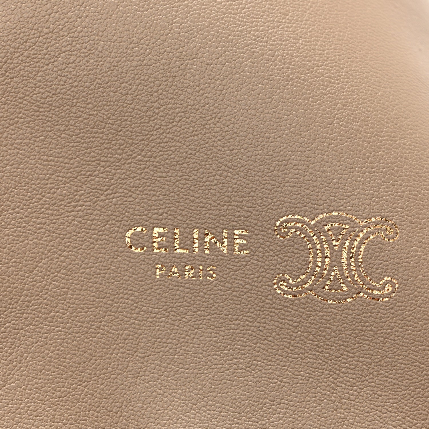 Celine Lambskin Small Crystal Pouch Safari 6 of 9