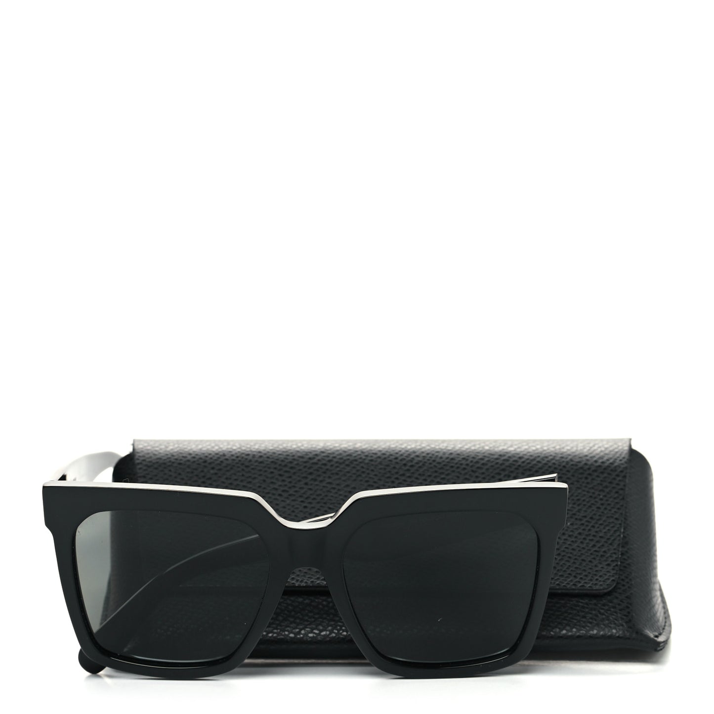 Acetate Square Sunglasses Black