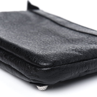 Balenciaga Agneau Giant 12 Silver Hardware M Porte-Monnaie Coin Purse Black 11 of 12