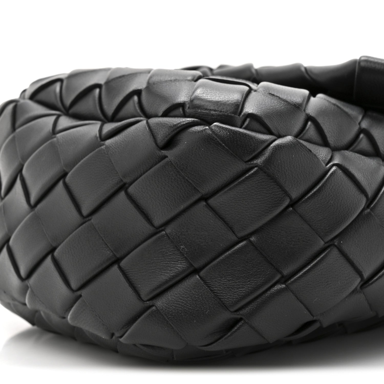 Bottega Veneta Nappa Intrecciato Mini Vertical Cobble Shoulder Bag Black 9 of 10