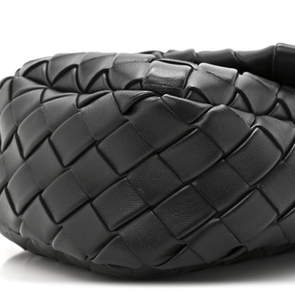 Bottega Veneta Nappa Intrecciato Mini Vertical Cobble Shoulder Bag Black 9 of 10