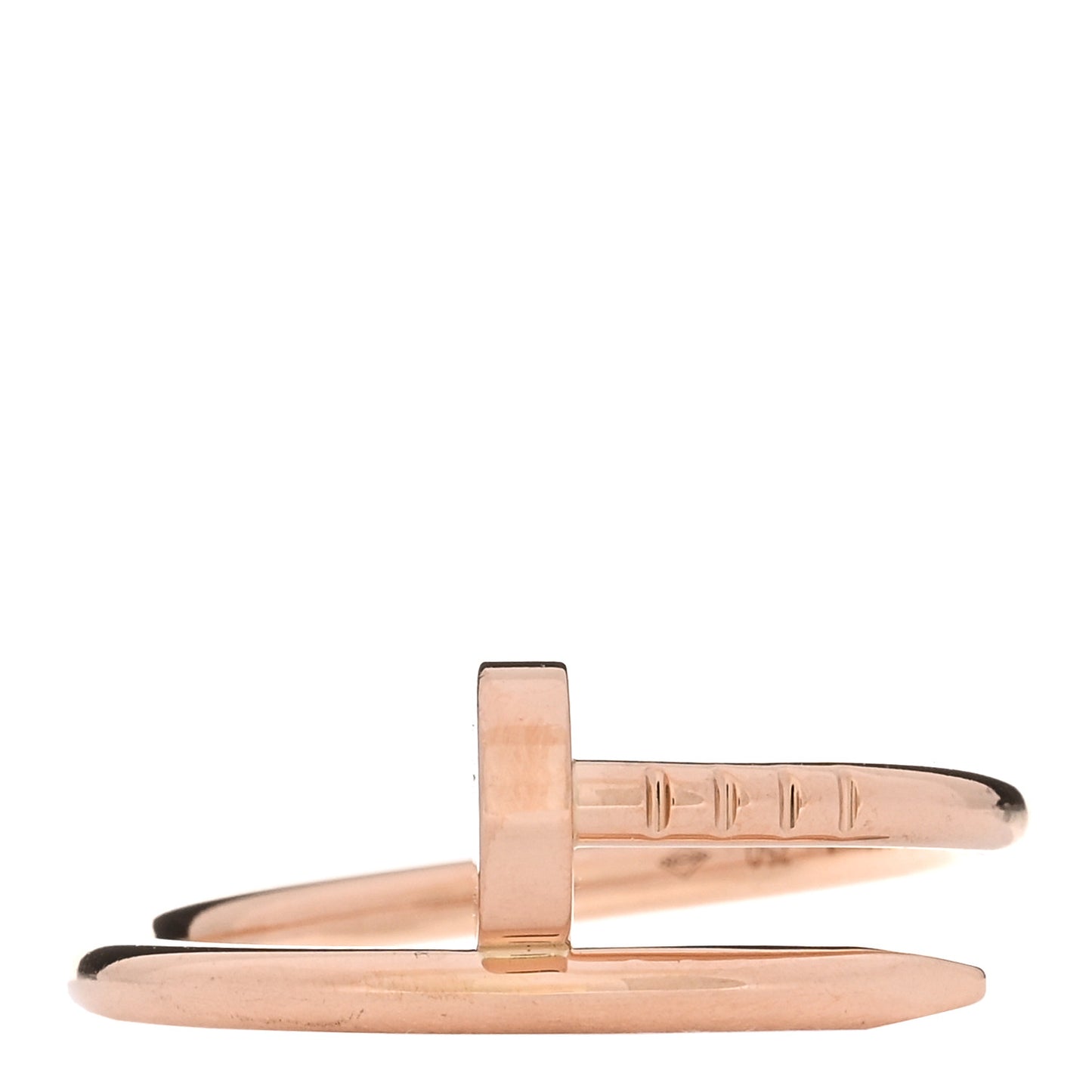 18K Pink Gold Small Juste Un Clou Ring 51 5.75