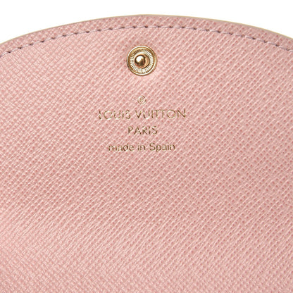 Louis Vuitton Damier Azur Rosalie Coin Purse Rose Ballerine 6 of 7