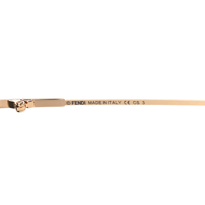 Fendi Metal Mirrored Eyeline Sunglasses FF 0193/S Matte Gold 5 of 7