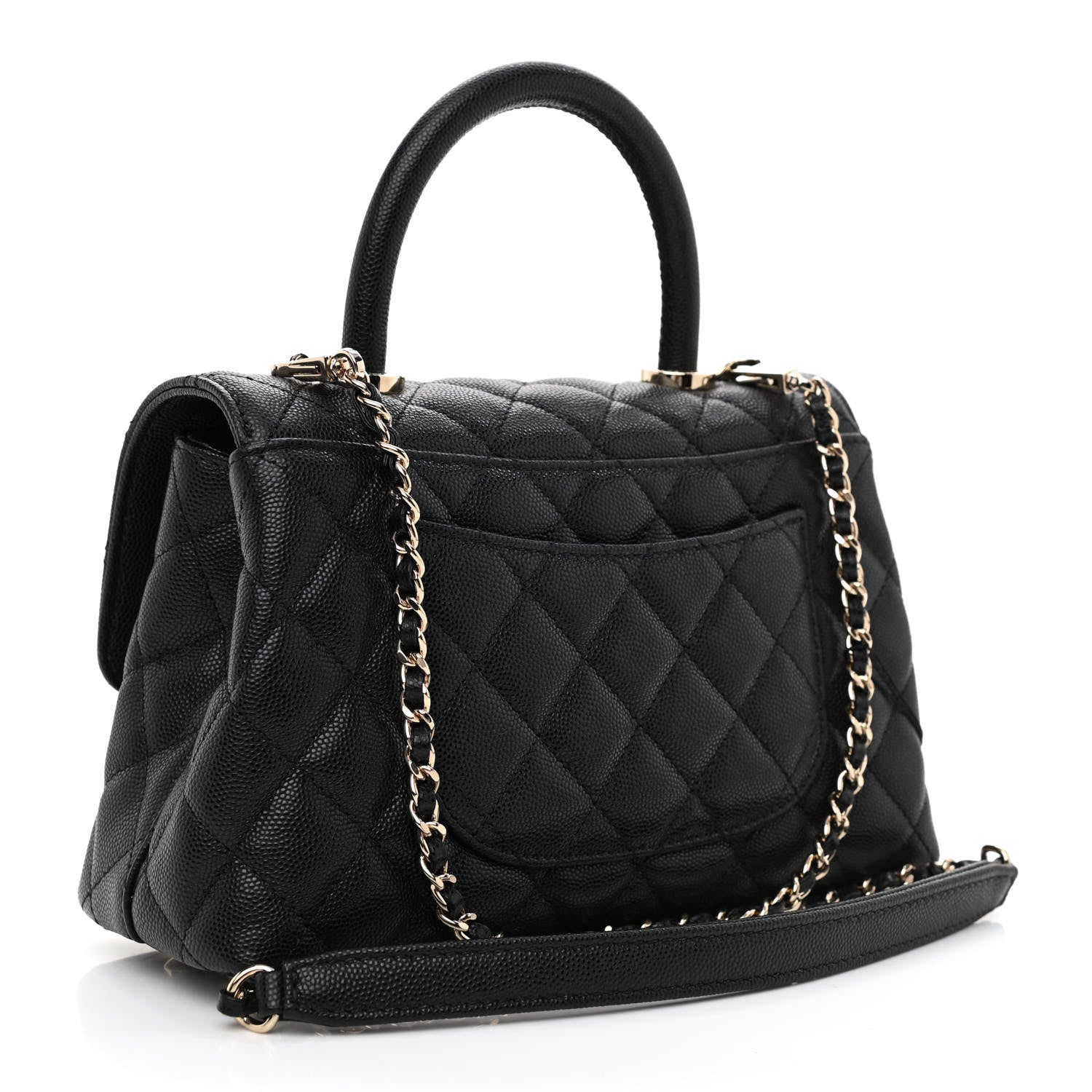 Chanel Caviar Quilted Mini Coco Handle Flap Black 3 of 11