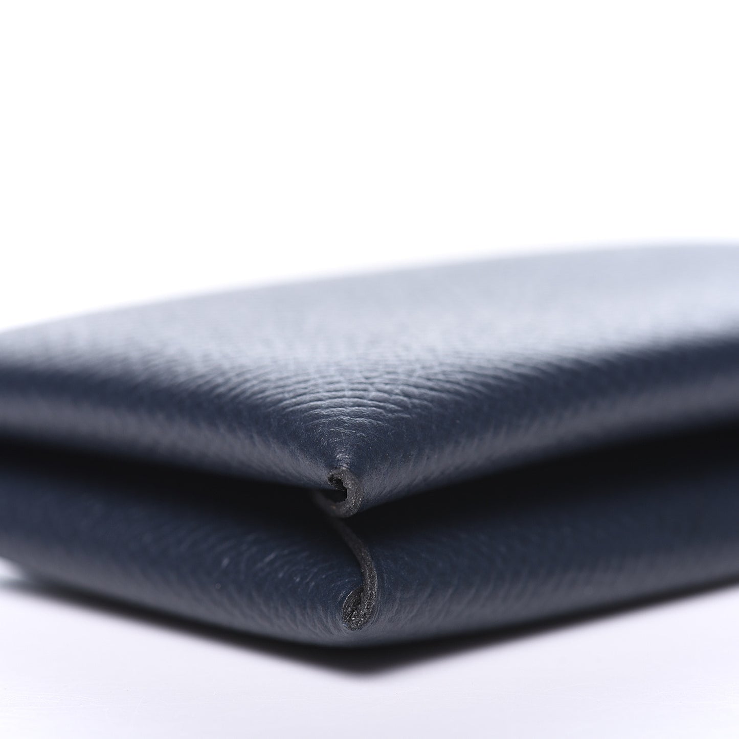 Epsom Verso Calvi Card Case Bleu Indigo Vert Amande
