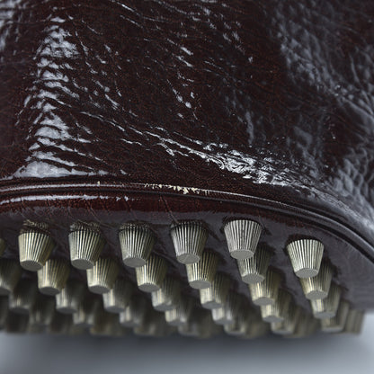 Alexander Wang Patent Diego Bucket Beet Gunmetal Hardware 10 of 10
