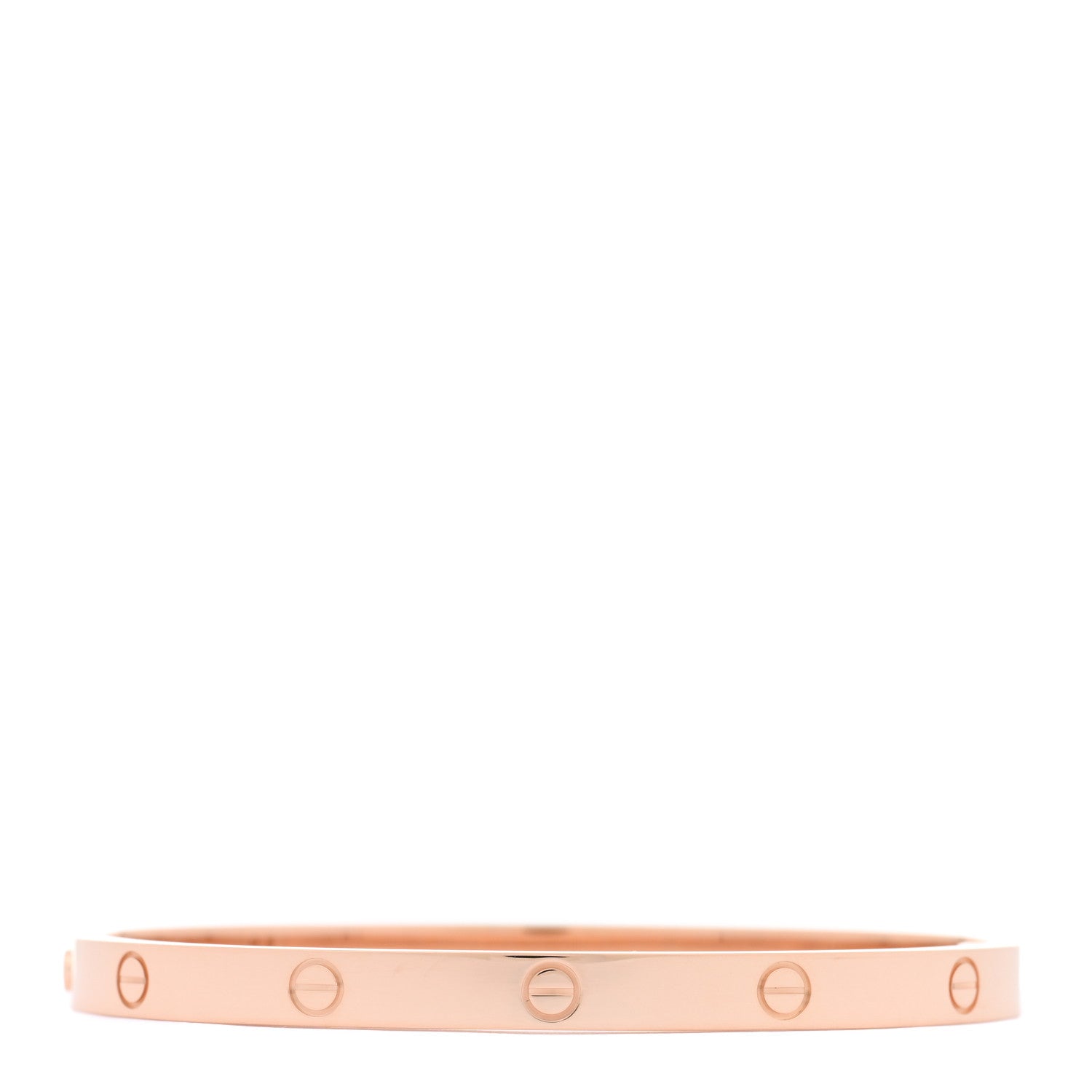 Cartier 18K Pink Gold Medium LOVE Bracelet 17 2 of 7