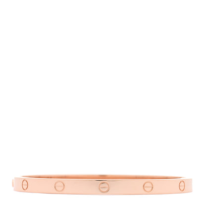 Cartier 18K Pink Gold Medium LOVE Bracelet 17 2 of 7