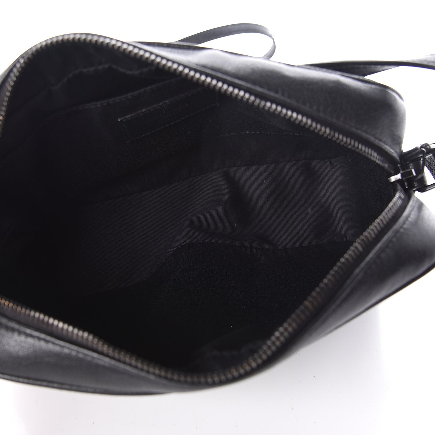 Smooth Calfskin Monogram Lou Camera Bag Black
