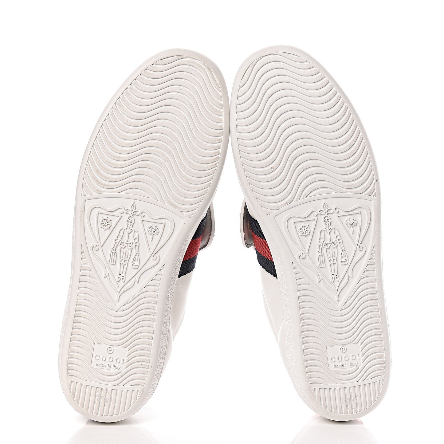 Calfskin Ayers Web Blind for Love Embroidered Womens Ace Sneakers 37.5 White