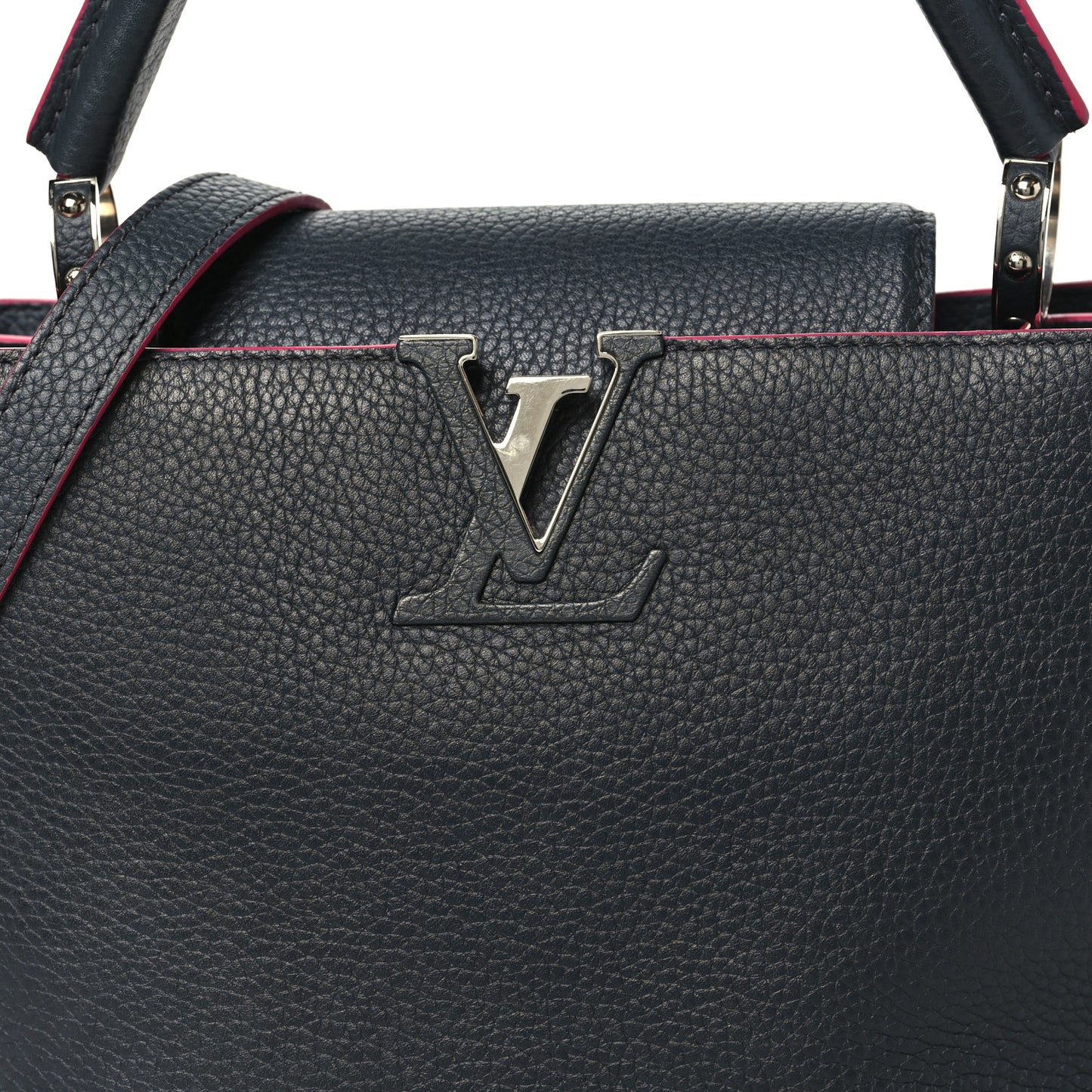 Taurillon Capucines PM Cobalt Fuchsia Cobalt Fuchsia