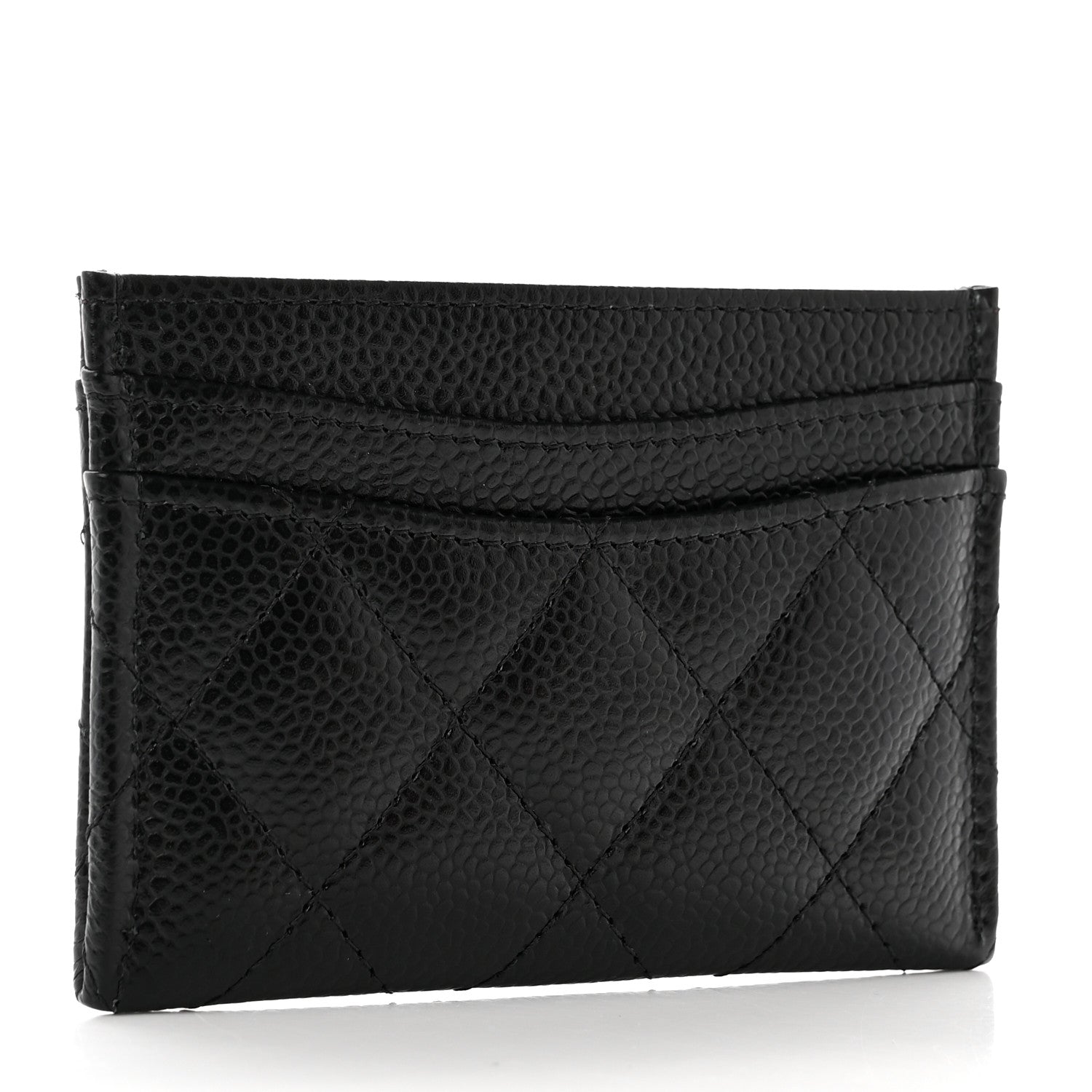 Chanel Caviar Quilted Card Holder Black 3 of 9
