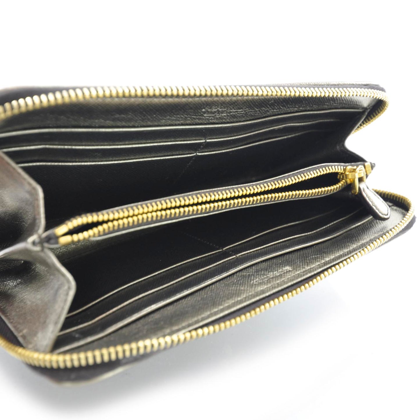 Tessuto Nylon Zip Around Wallet