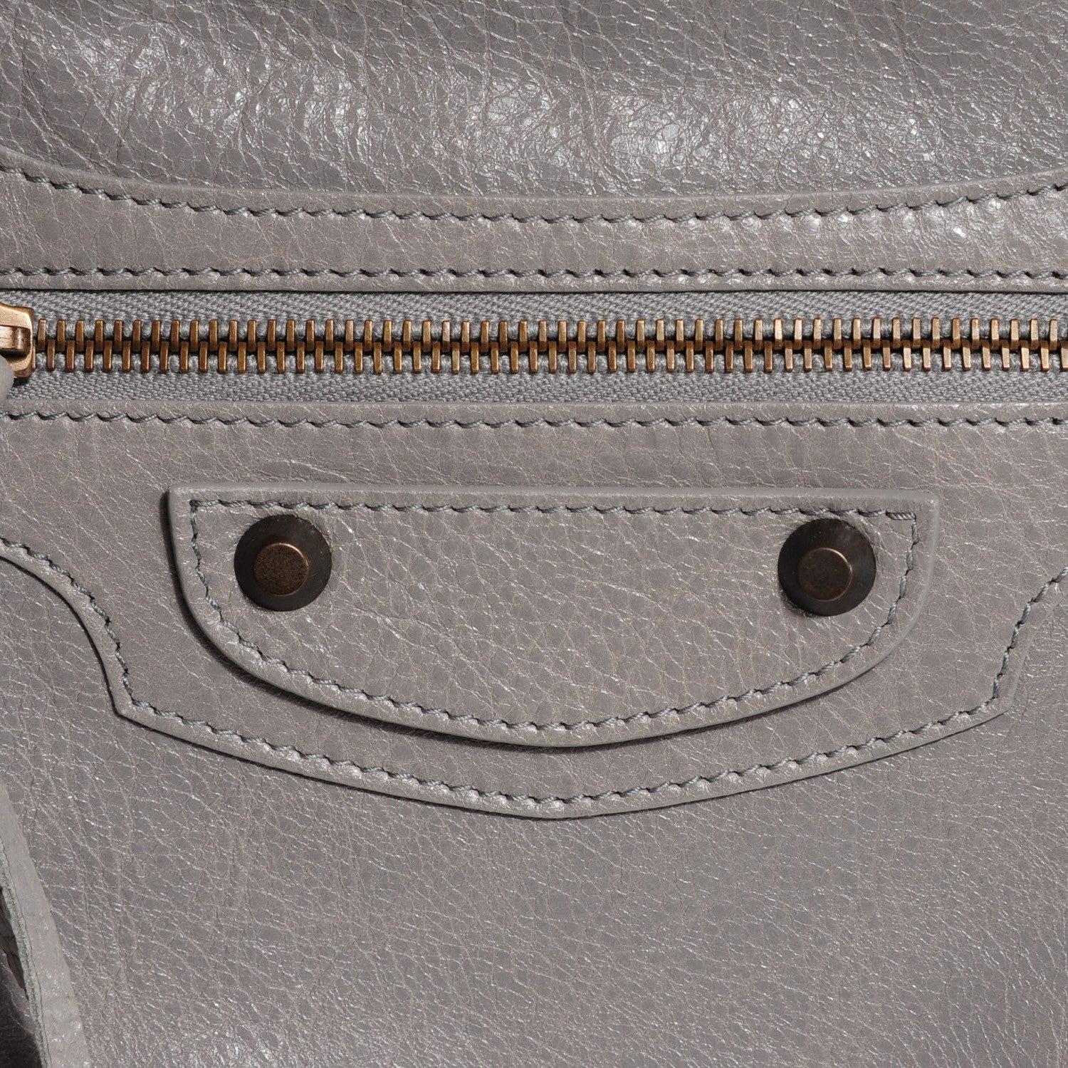 Balenciaga Agneau Classic Hardware City Gris Pyrite 2 of 12