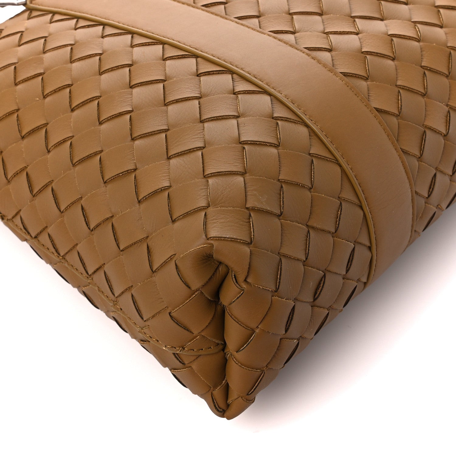 Bottega Veneta Nappa Intrecciato Medium Hidrology Briefcase Ochre 8 of 9