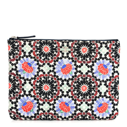 Chanel Coated Canvas Paris Dubai Medium Cosmetic Case Multicolor 1 of 11
