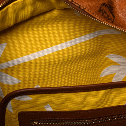 MCM Visetos Stark Craig & Karl Backpack Cognac 17 of 17