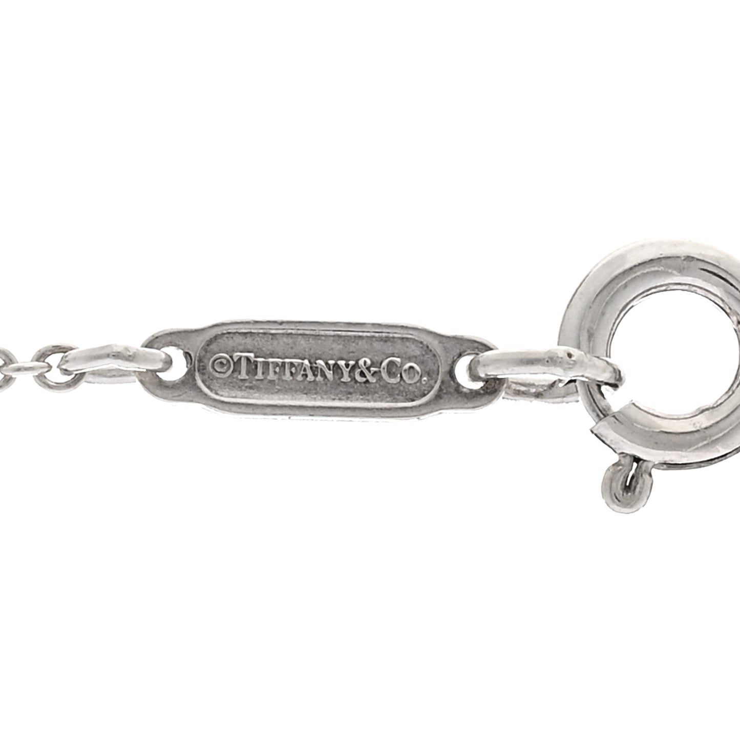 Sterling Silver Mini Oval Key Pendant Necklace