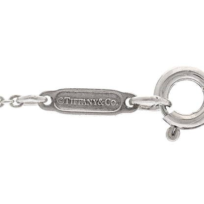 Tiffany Sterling Silver Mini Oval Key Pendant Necklace 4 of 5