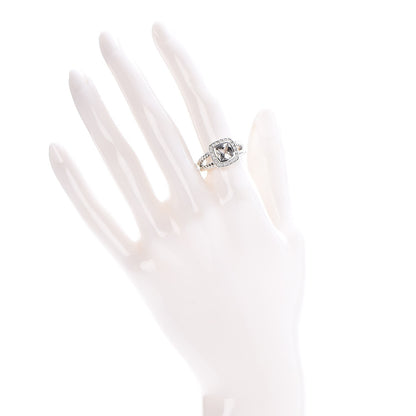 David Yurman Sterling Silver Diamond White Topaz 7mm Petite Albion Ring 52 6 2 of 5