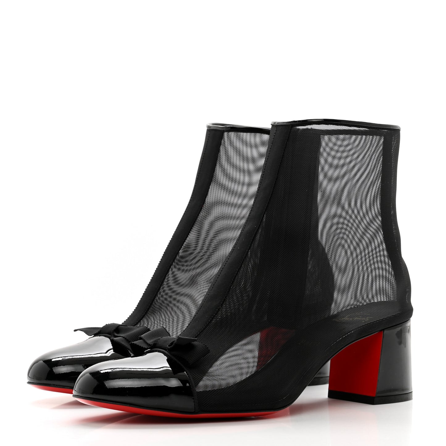 Mesh Checkypoint 55 Booties 40 Black