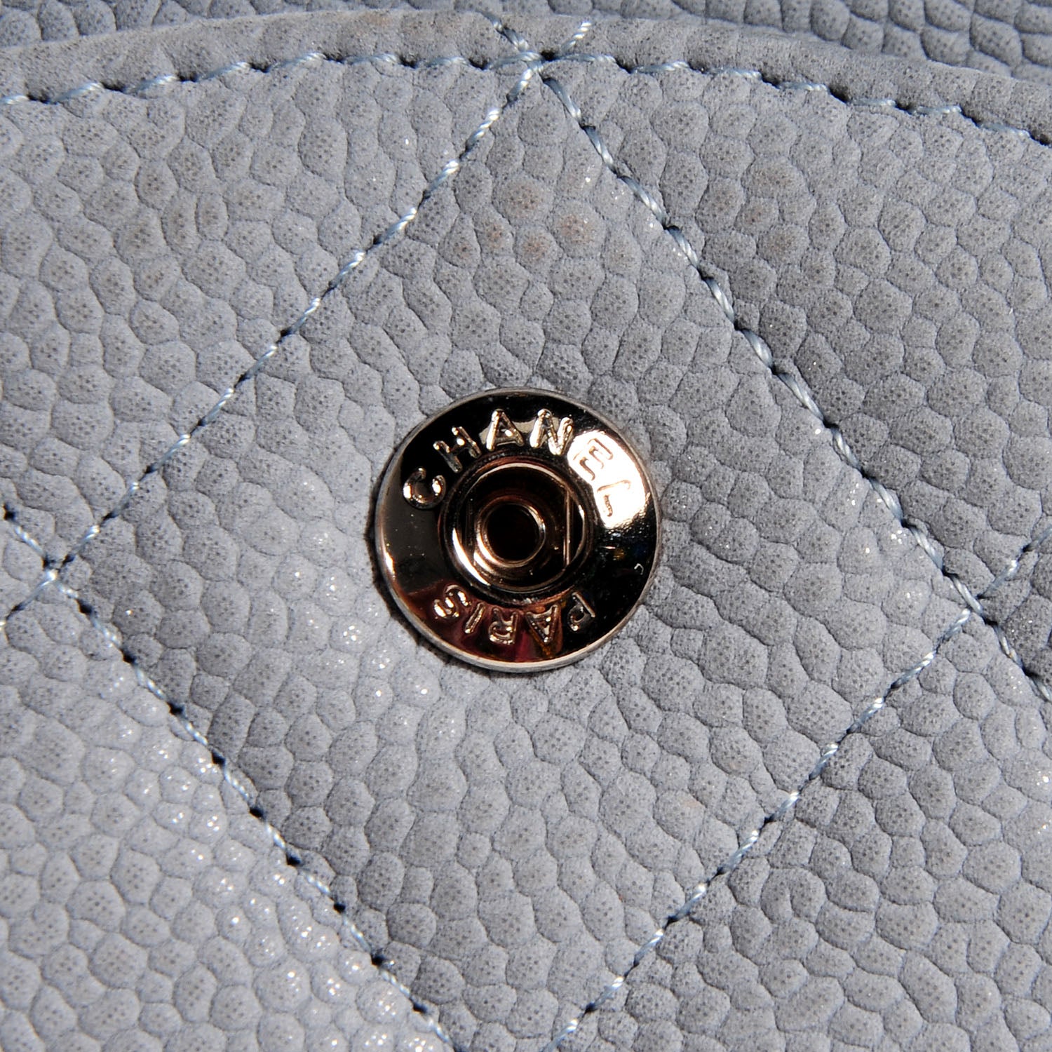 Chanel Iridescent Caviar Maxi Double Flap Grey 7 of 9