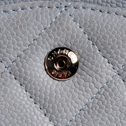 Chanel Iridescent Caviar Maxi Double Flap Grey 7 of 9