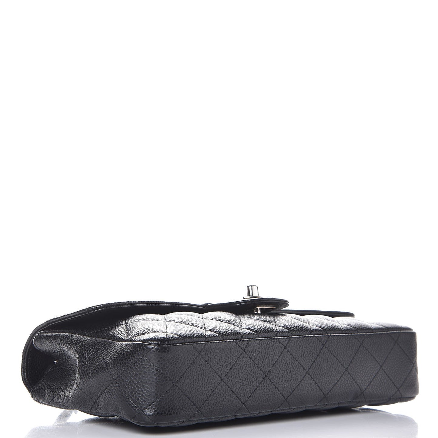 Caviar Quilted East West Flap Black