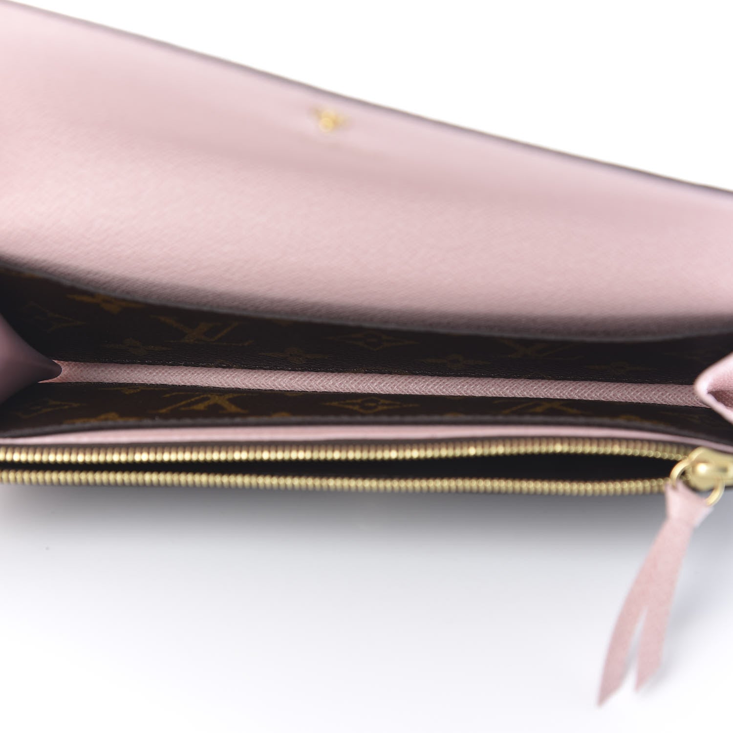 Louis Vuitton Monogram Emilie Wallet Rose Ballerine 5 of 8