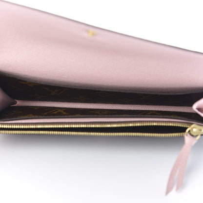 Louis Vuitton Monogram Emilie Wallet Rose Ballerine 5 of 8
