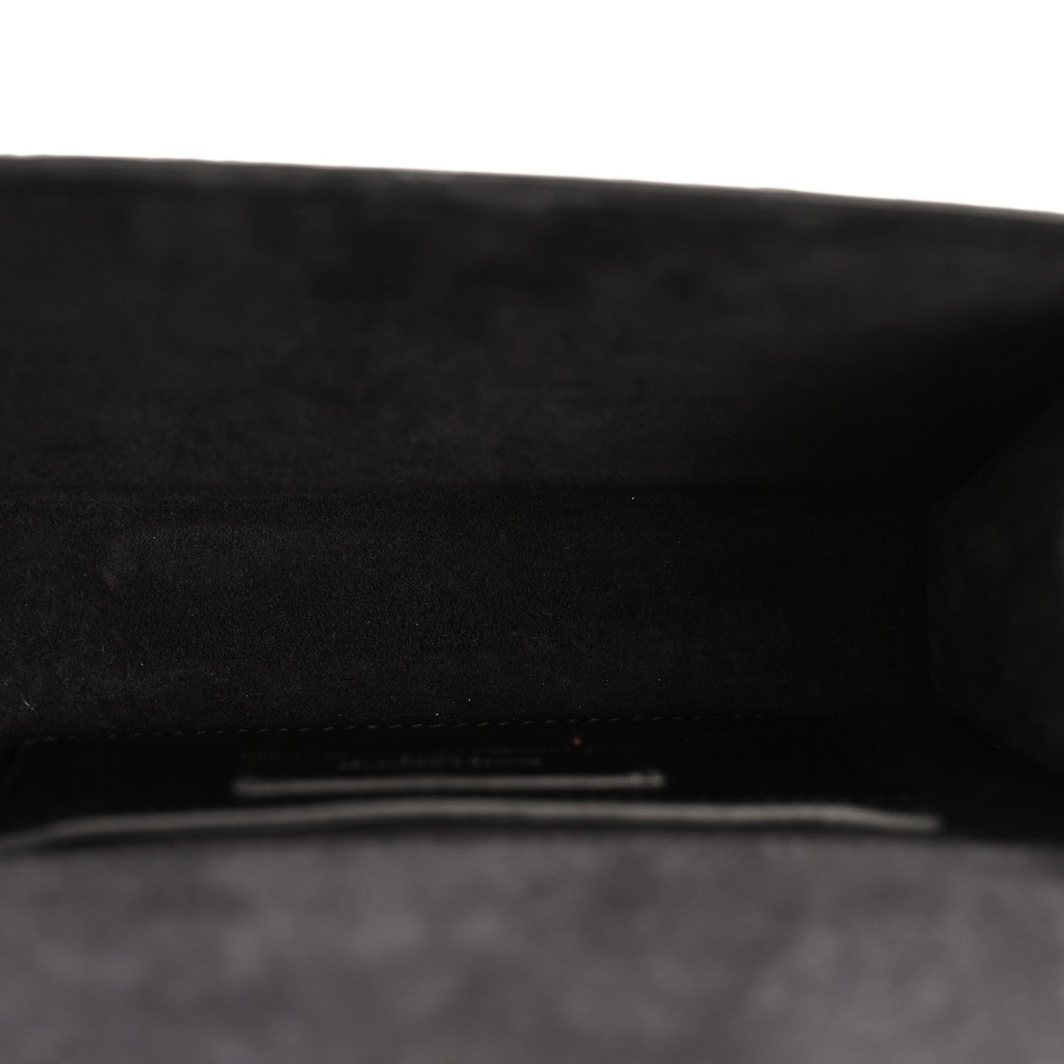 Saint Laurent Calfskin Crocodile Embossed Small Classic Monogram Kate Tassel Satchel Black 5 of 12