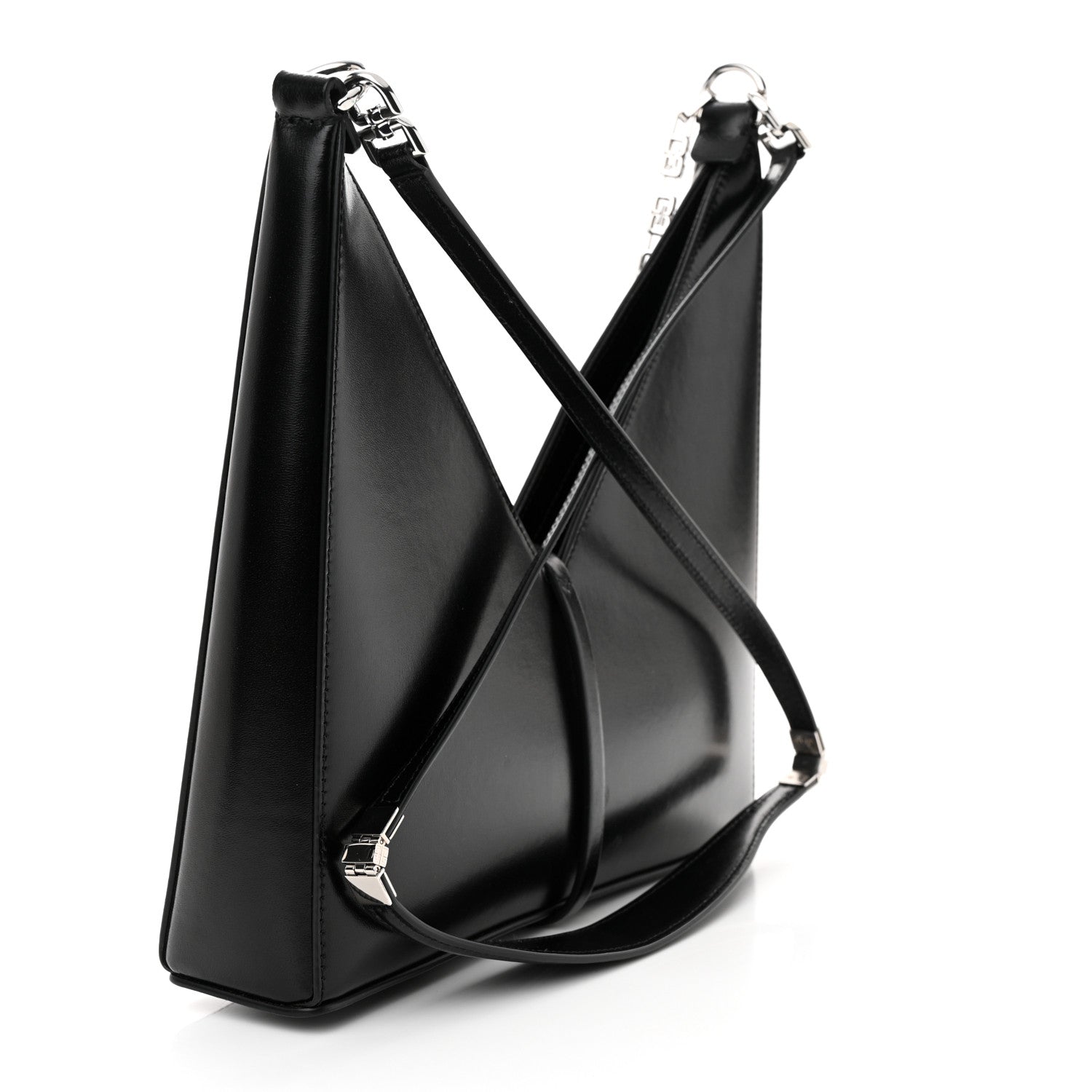 Givenchy Box Calfskin Small Zipped Cut Out Shoulder Bag Black 3 of 10
