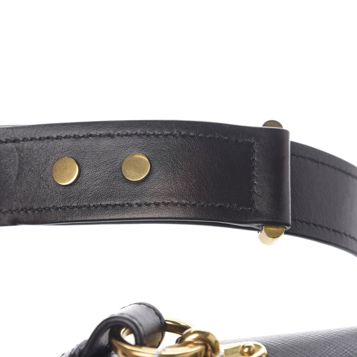 City Calf Saffiano Cahier Bag Talco Black
