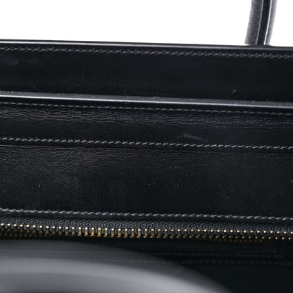 Celine Drummed Calfskin Nubuck Tri-color Micro Luggage Natural 10 of 13