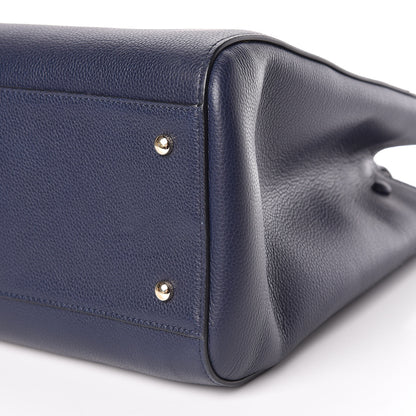 Chanel Grained Calfskin Medium Neo Executive Shopper Tote Navy 10 of 10