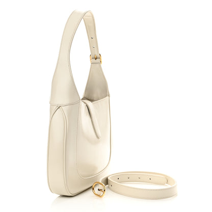 Gucci Boarded Dyana Lux Calfskin Small Jackie 1961 Hobo Mystic White 3 of 14