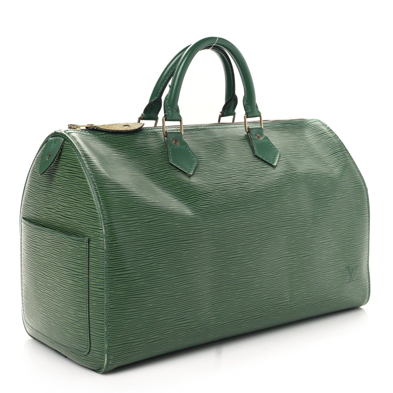 Louis Vuitton Epi Speedy 35 Borneo 3 of 8