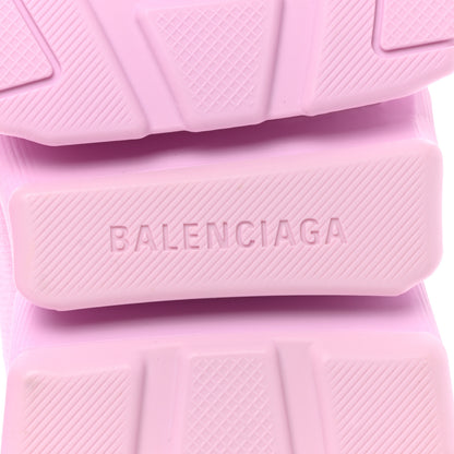 Balenciaga Technical 3D Recycled Knit Faux Fur Womens Speed 2.0 Sneakers 38 Light Pink 6 of 7