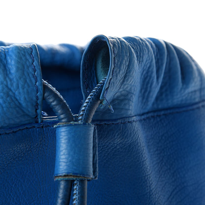 Burberry Prorsum Calfskin Drawstring Baby Duffle Vibrant Blue 9 of 9