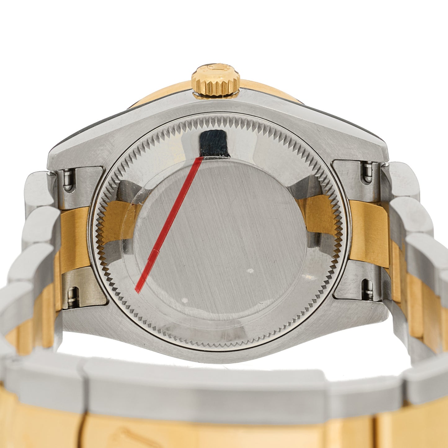 Stainless Steel 18K Yellow Gold Diamond Bezel 31mm Oyster Perpetual Datejust Watch Black 178383