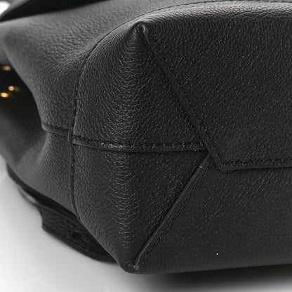 Louis Vuitton Calfskin Lockme Mini Backpack Black 6 of 7