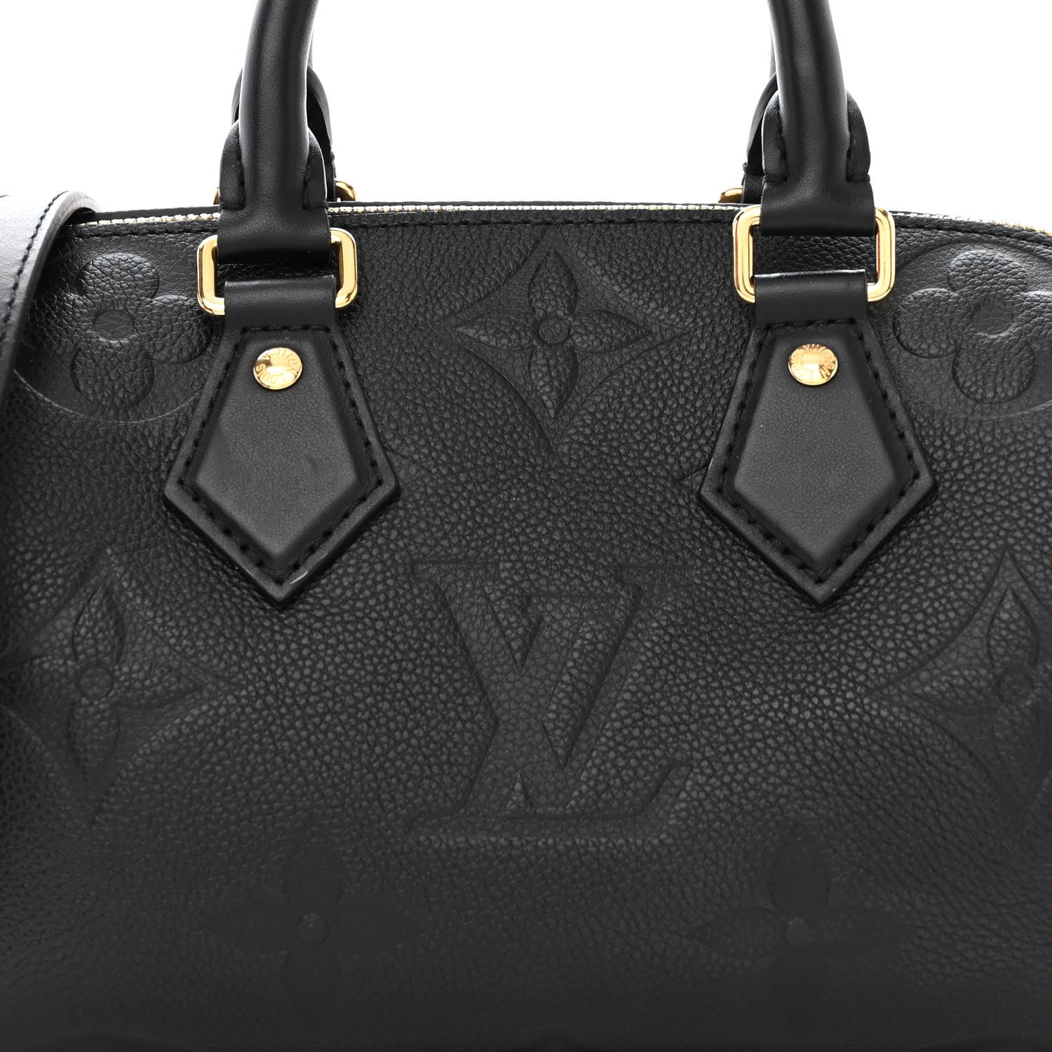 Louis Vuitton Empreinte Monogram Giant Speedy Bandouliere 20 Black 7 of 10