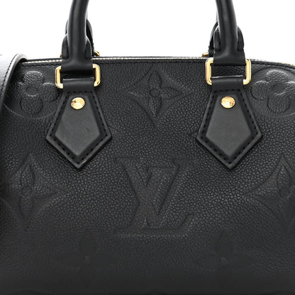 Louis Vuitton Empreinte Monogram Giant Speedy Bandouliere 20 Black 7 of 10