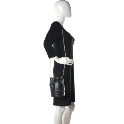 Christian Louboutin Calfskin Marie Jane Bucket Black 2 of 8