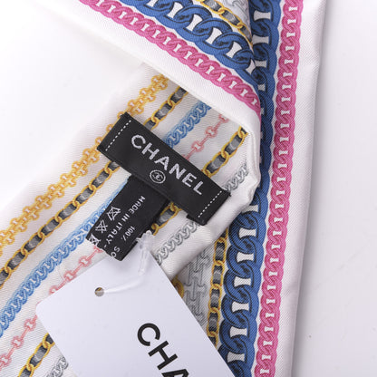 Chanel Silk Chain CC Slim Bandeau Scarf Multicolor 3 of 5