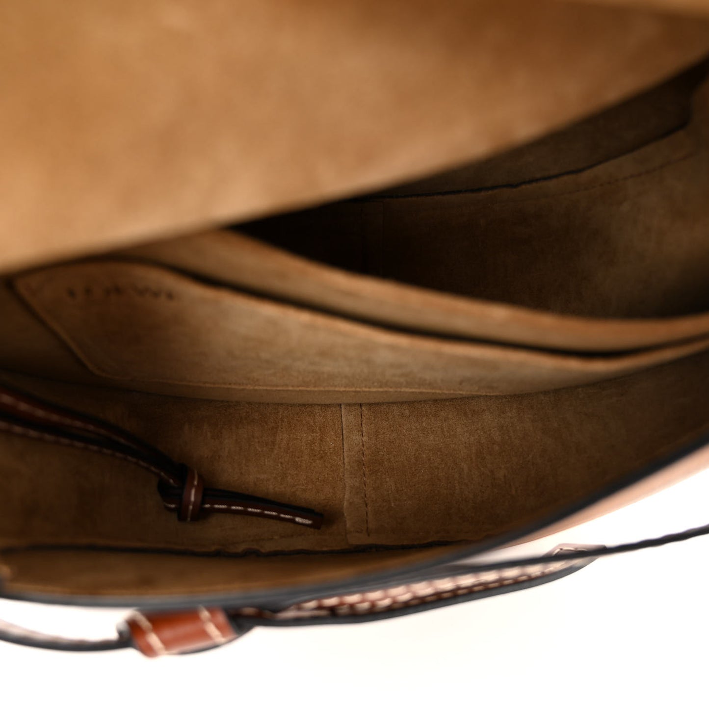 Grained Calfskin Small Gate Crossbody Bag Caramel Pecan