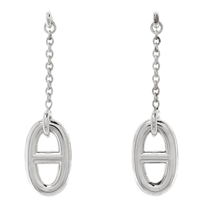 Hermes Sterling Silver Farandole Drop Earrings 1 of 6