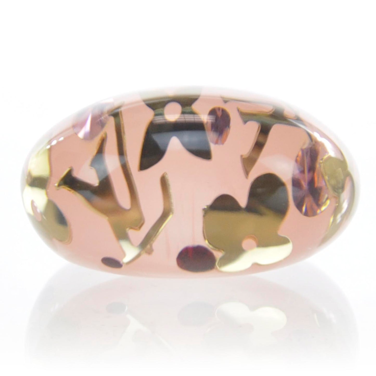 Inclusion Ring 6.5 Rose