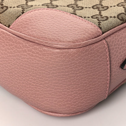 Gucci Monogram Mini Bree Messenger Bag Beige Soft Pink 11 of 12